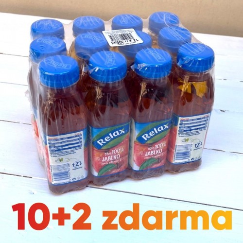 12 pack Relax 100% Jablko...
