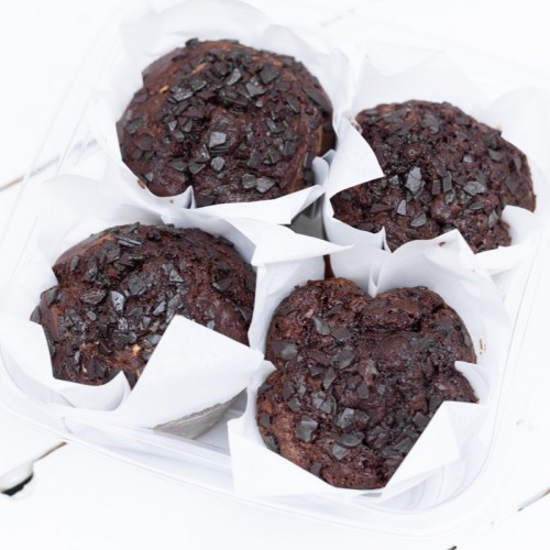        Čokoládové muffiny 4ks