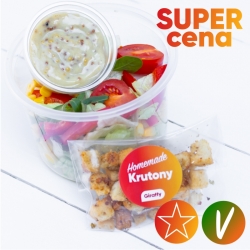    Fresh side salad